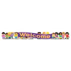 TREND Quotable Expressions Wall Banners, Welcome Kids, 10 ft TEPT25020