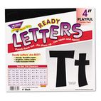 TREND Ready Letters Playful Combo Set, Black, 4"h, 216/Set TEPT79741