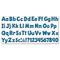TREND Ready Letters Playful Combo Set, Blue, 4"h, 216/Set TEPT79744