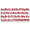 TREND Ready Letters Playful Combo Set, Red, 4"h, 216/Set TEPT79742