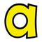 TREND Ready Letters Playful Combo Set, Yellow, 4"h, 216/Set TEPT79743