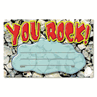 TREND Recognition Awards, You Rock, 8 1/2w by 5 1/2h, 30/Pack TEPT81401
