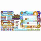 TREND Star Calendar Bulletin Board Set, Stars, 31 1/2" x 26" TEPT8194