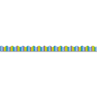 TREND Terrific Trimmers Bright Border, 2 1/4" x 39" Panels, Cool Stripes, 12/Pack TEPT9889