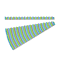 TREND Terrific Trimmers Bright Border, 2 1/4" x 39" Panels, Cool Stripes, 12/Pack TEPT9889