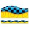 TREND Terrific Trimmers Bright Border, 2 1/4" x 39" Panels, New Wave Checks, 12/Pack TEPT92340