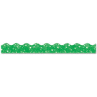 TREND Terrific Trimmers Sparkle Border, 2 1/4" x 39" Panels, Green, 10/Set TEPT91411