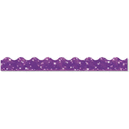 TREND Terrific Trimmers Sparkle Border, 2 1/4" x 39" Panels, Purple, 10/Set TEPT91414
