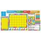 TREND Year Around Calendar Bulletin Board Set, 22" x 17" TEPT8096