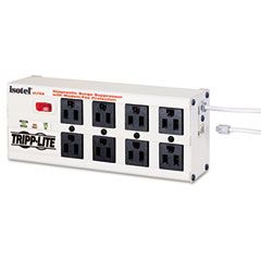 Tripp Lite ISOTEL8ULTRA Isobar Surge Suppressor Metal RJ11, 8 Outlet 12ft Cord, 3840 Joules TRPISOTEL8ULTRA