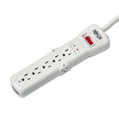 Tripp Lite SUPER7TEL15 Surge Suppressor, 7 Outlet, RJ11, 15ft Cord, 2520 Joules TRPSUPER7TEL15