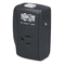 Tripp Lite TRAVELER100BT Surge Suppressor Notebook Direct Plug In 2 Out Tel DSL RJ45 1050J TRPTRAVLER100BT