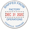 Trodat Custom Dater, Self-Inking, 1 3/4 Inch Diameter, Black/Blue/Red USST46140