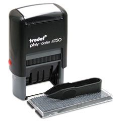 Trodat Self-Inking Do It Yourself Message Dater, 3/4 x 1 7/8 USS5916