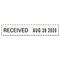 Trodat Trodat Economy 12-Message Stamp, Dater, Self-Inking, 2 x 3/8, Black USSE4817