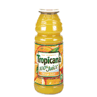 Tropicana 100% Juice, Orange, 10 oz Plastic Bottle, 24/Carton PFY30107