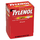 Tylenol Extra-Strength Caplets, 50 Two-Packs/Box MCL44910
