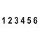 U. S. Stamp & Sign Rubber Numberer, Conventional, Type Size 1, Six Bands USSRN016