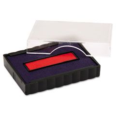 U. S. Stamp & Sign Trodat T4750 Stamp Replacement Pad, 1 x 1-5/8, Red/Blue USSP4750BR