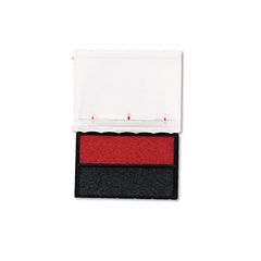 U. S. Stamp & Sign Trodat T4850 Dater Replacement Pad, 3/16 x 1, Red/Blue USSP4850BR