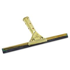 Unger Golden Clip Brass Squeegee Complete, 12" Wide UNGGS300