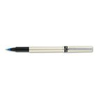 uni-ball Deluxe Roller Ball Stick Waterproof Pen, Blue Ink, Fine, Dozen SAN60053