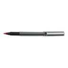 uni-ball Deluxe Roller Ball Stick Waterproof Pen, Red Ink, Micro, Dozen SAN60026