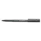 uni-ball Onyx Roller Ball Stick Dye-Based Pen, Black Ink, Fine, Dozen SAN60143