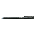 uni-ball Onyx Roller Ball Stick Dye-Based Pen, Blue Ink, Fine, Dozen SAN60145