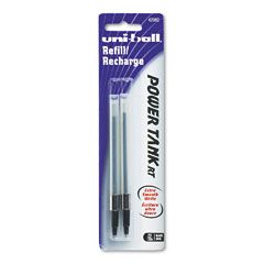 uni-ball Refill for uni-ball Power Tank RT Ballpoint, Bold, Black Ink, 2/Pack SAN42082PP