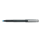 uni-ball Roller Ball Stick Dye-Based Pen, Blue Ink, Fine, Dozen SAN60103