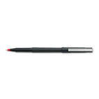 uni-ball Roller Ball Stick Dye-Based Pen, Red Ink, Micro, Dozen SAN60152