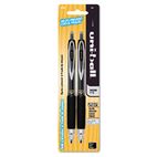 uni-ball Signo Gel 207 Roller Ball Retractable Gel Pen, Black Ink, Micro, 2 per Pack SAN61263PP