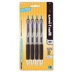uni-ball Signo Gel 207 Roller Ball Retractable Gel Pen Blue Ink, Medium, 4 per Pack SAN45532PP