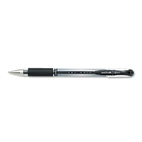 uni-ball Signo Gel GRIP Roller Ball Stick Gel Pen, Black Ink, Medium, Dozen SAN65450