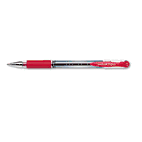 uni-ball Signo Gel GRIP Roller Ball Stick Gel Pen, Red Ink, Medium, Dozen SAN65452