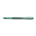 uni-ball Vision Exact Roller Ball Stick Waterproof Pen, Green Ink, Fine SAN60636