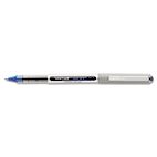 uni-ball Vision Roller Ball Stick Waterproof Pen, Blue Ink, Fine, Dozen SAN60134