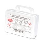 UNISAN Bloodborne Pathogen Clean-Up Kit in Plastic Case, Wall-Mountable UNS03082