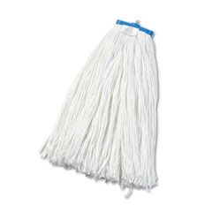 UNISAN Cut-End Lie-Flat Wet Mop Head, Rayon, 24-oz., White UNS724R