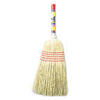 UNISAN Maid Broom, Mixed Fiber Bristles, 42" Wood Handle, Natural UNS920Y