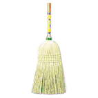 UNISAN Parlor Broom, Corn Fiber Bristles, 42" Wood Handle, Natural UNS926C