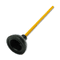 UNISAN Plunger for Drains or Toilets, 20 Handle w/4h x 6 Diameter Rubber Plunger UNS03008