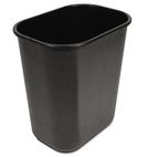 UNISAN Soft-Sided Wastebasket, 28 qt, Black UNS28QTWBBLA
