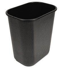 UNISAN Soft-Sided Wastebasket, 28 qt, Black UNS28QTWBBLA