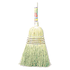 UNISAN Warehouse Broom, Corn Fiber Bristles, 42" Wood Handle, Natural UNS932C