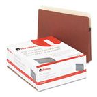 Universal 1 3/4 Inch Expanding File Pockets, Straight Tab, Letter, Redrope/Manila, 25/Pack UNV15141
