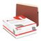Universal 1 3/4 Inch Expanding File Pockets, Straight Tab, Letter, Redrope/Manila, 25/Pack UNV15141