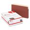 Universal 1 3/4 Inch Expansion File Pockets, Straight Tab, Legal, Redrope/Manila, 25/Pack UNV15242