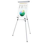 Universal 3-Leg Telescoping Easel with Pad Retainer, Adjusts 34" to 64", Aluminum, Silver UNV43050